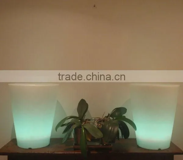 FO-9523 LED Light Flower Pot, Lighted ice bucket for home decor