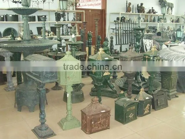 Alibaba China mailbox antique metal mailbox cast iron mailbox