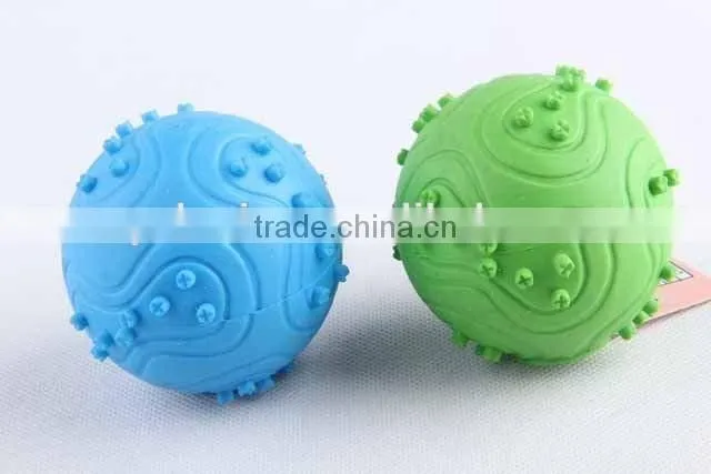 TPR pet toy colorful round ball hot sale dog toy