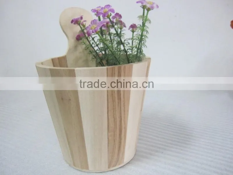 Decorative Wooden Flower Pots