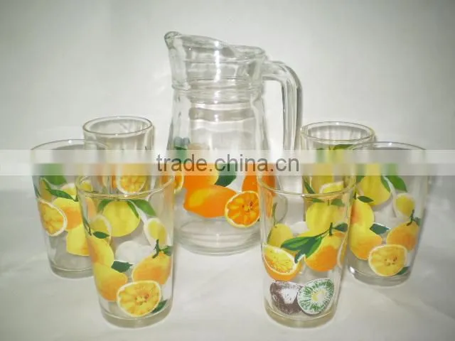Hot Summer Glass Wine Bottle Set Of Lower Price And Vivid Impression