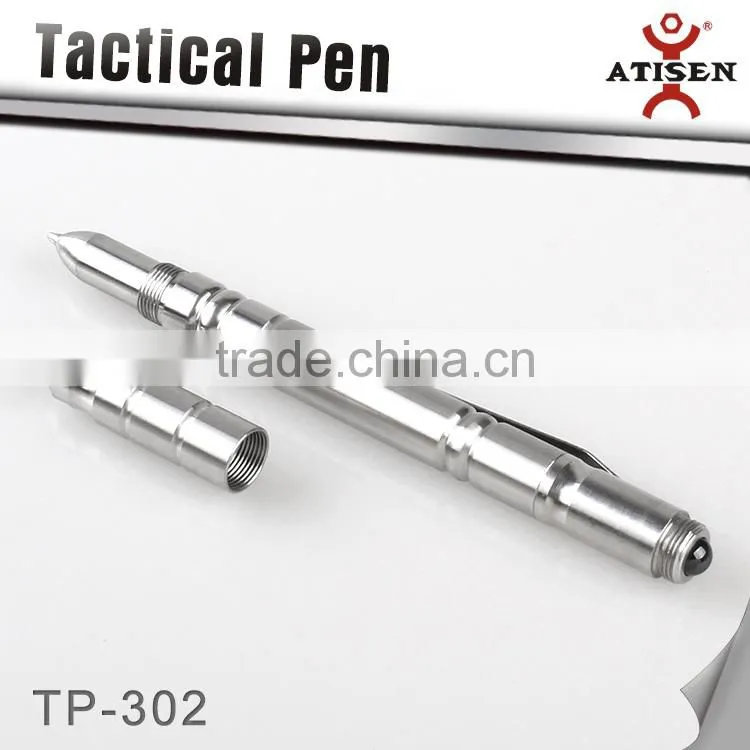 Self defense tool , Tactical ball point pen,glass breaker 2 in 1 with iron box TP-302