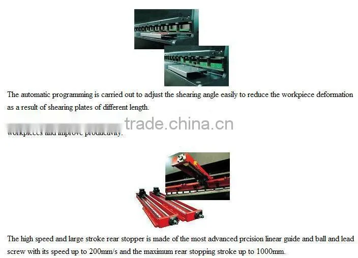 VR-6X4000 CNC shear machine