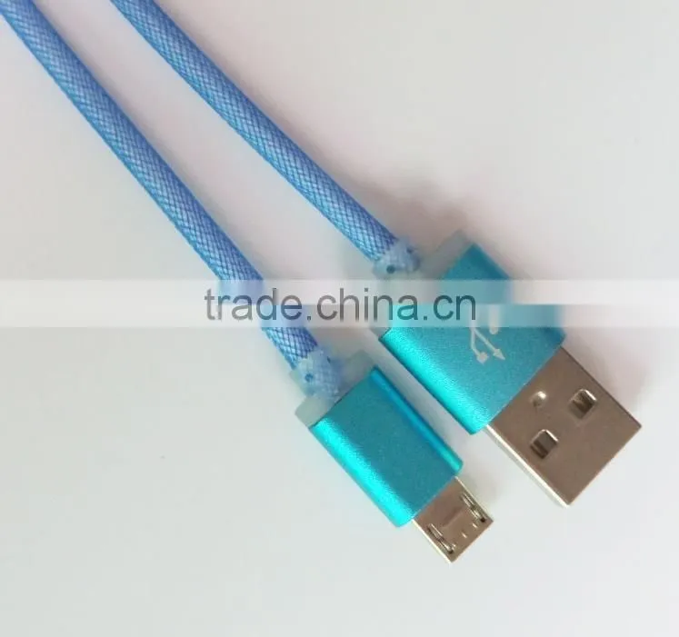 1m 3ft braided fabric micro usb cables ,h0t139 reversible usb cable , 2015 wholesale colorful micro usb cable for
