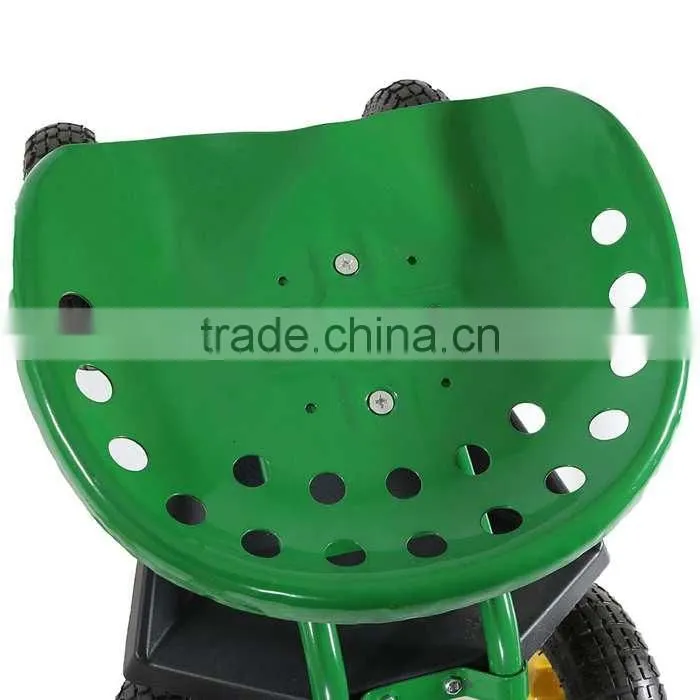 GS-01 steel rolling garden cart/seat
