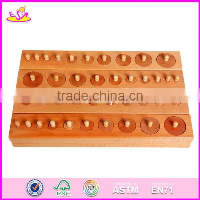2017 New design toddlers preschool wooden montessori toys W12F010
