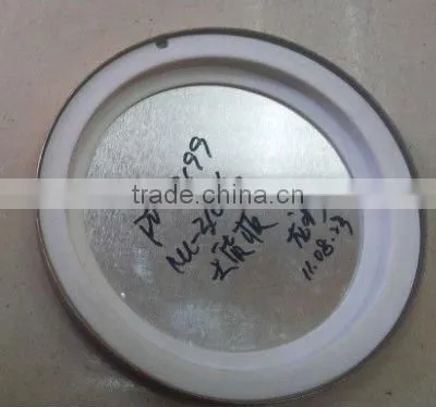 Tin Lid with Gasket for Candle Glass Jar