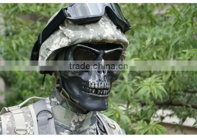New Tactical Military Skeleton Full Face mask for hunting