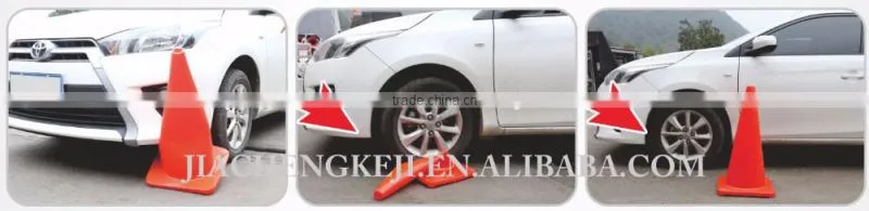 T-Top blowing plastic road traffic signal