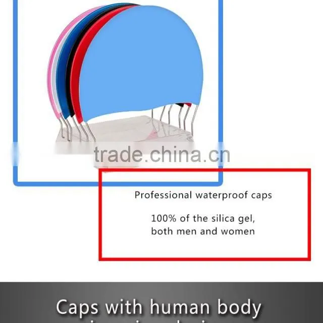wholesale Low MOQ Custom Silicone Swim Cap For Water Sport, custom silicone product