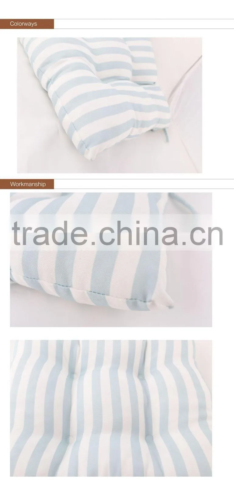 2016 NEW Styled Chair Pillow with stripe And Teflon Coating