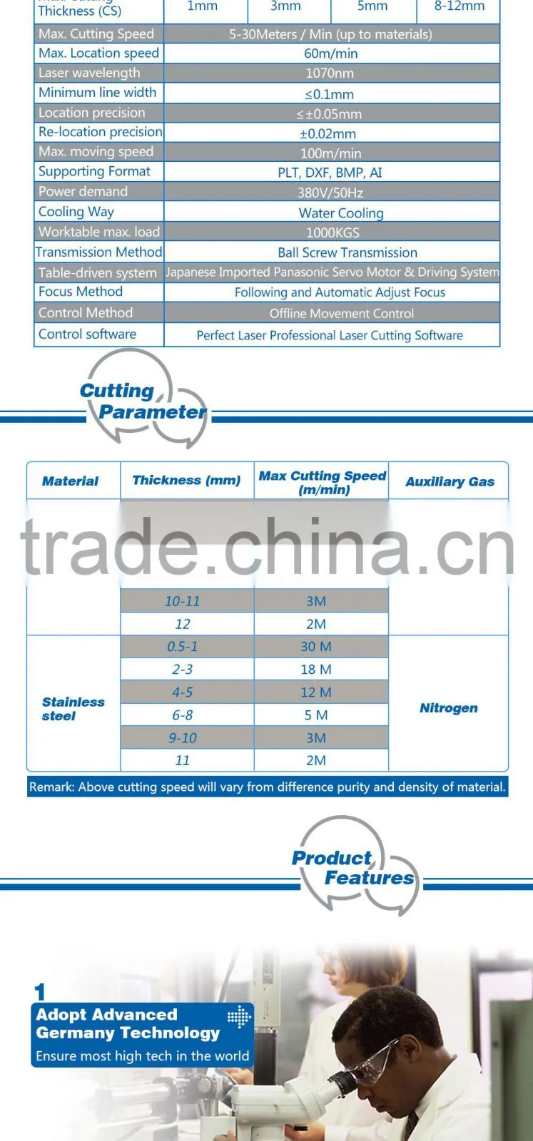 metal fridge magnet laser cutting machine 300W