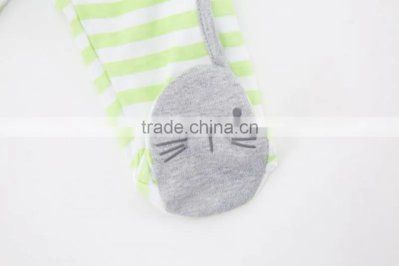 2017 Winter Wear 100% Cotton Rabbit Design Baby Rompers For Winter