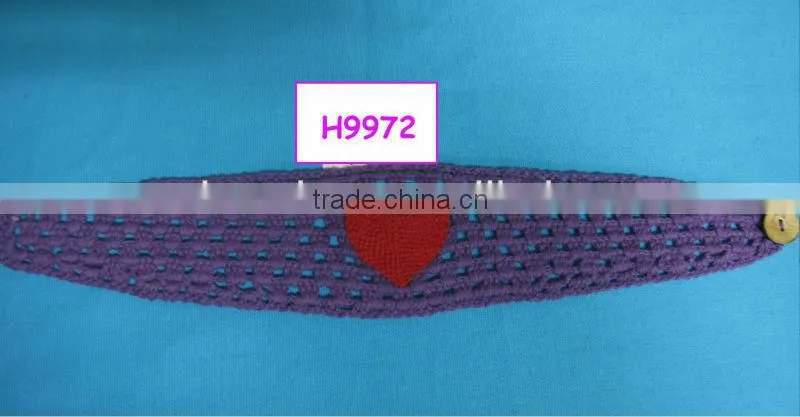 machine crochet kid's cotton hairband
