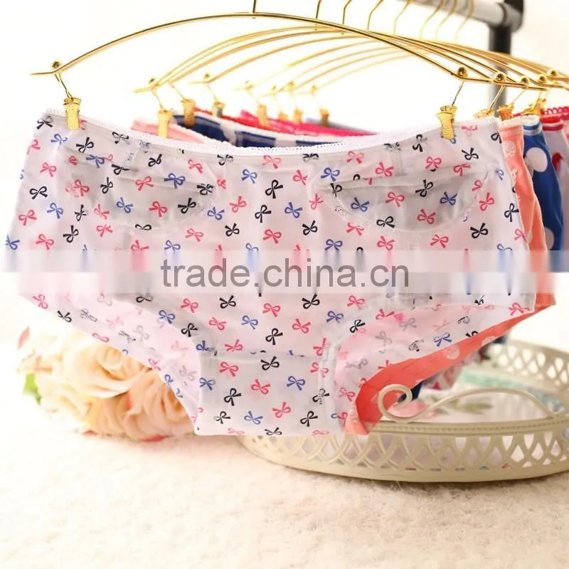 New Cute Pocket Women Cotton Underwear Girl briefs sexy panty