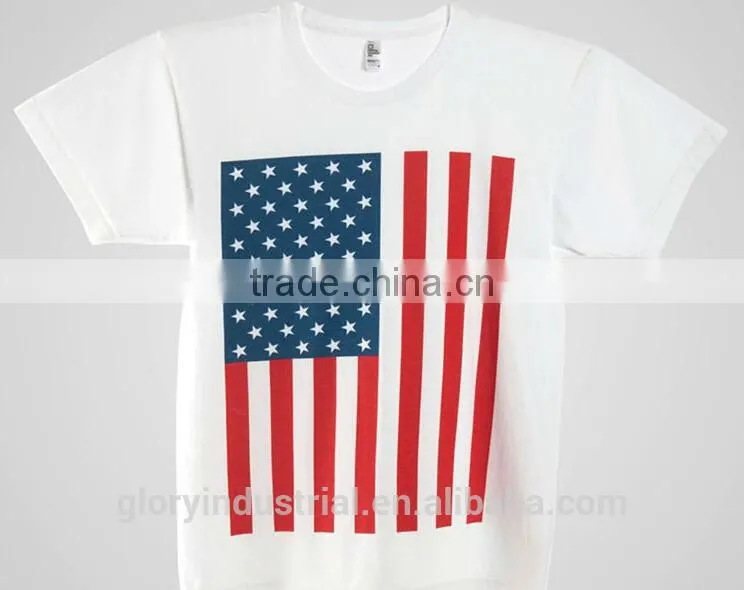 Men custom american flag t shirt design