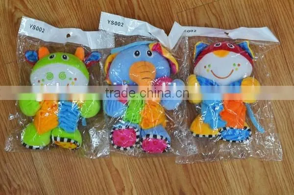 Lovely pulling musical Plush toys baby educational plush toys