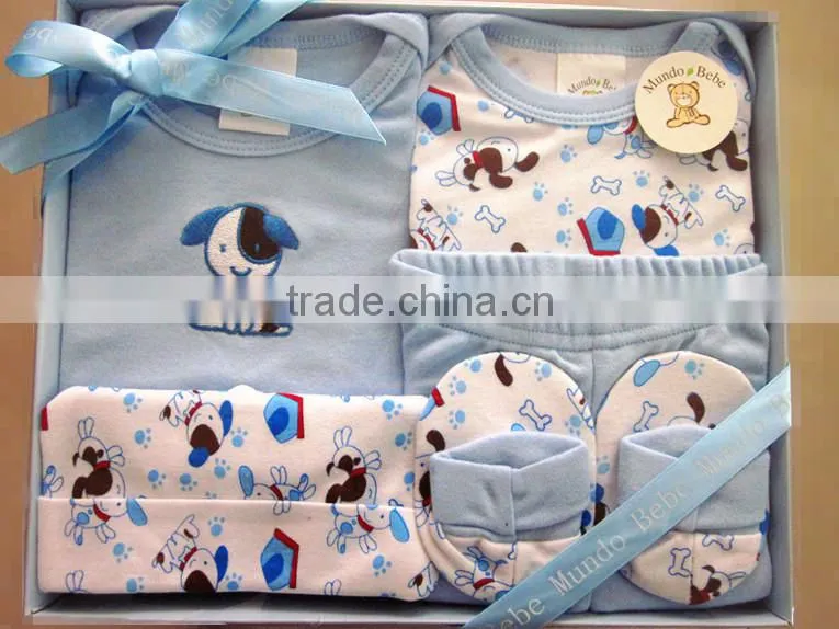 baby 5pcs gift box/baby wear/baby clothing/baby garments