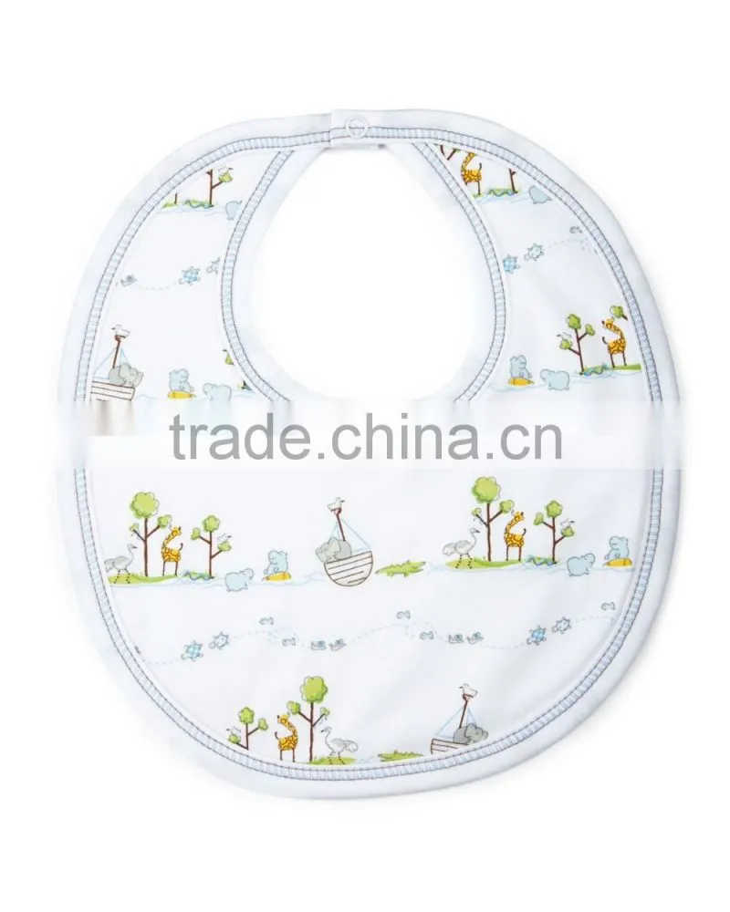 Pima cotton print pattern baby drool bibs unisex bandana bibs