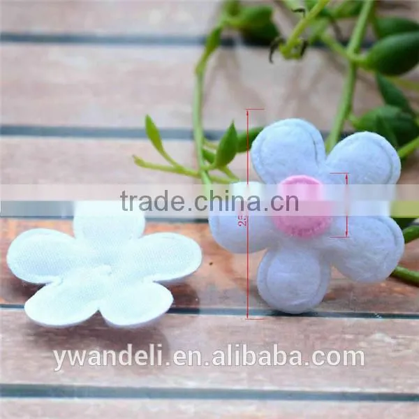 Lots 100pcs Felt Padding Flower, Craft Sewing Trims Padding Flower, Applique DIY Wedding Padding Flower