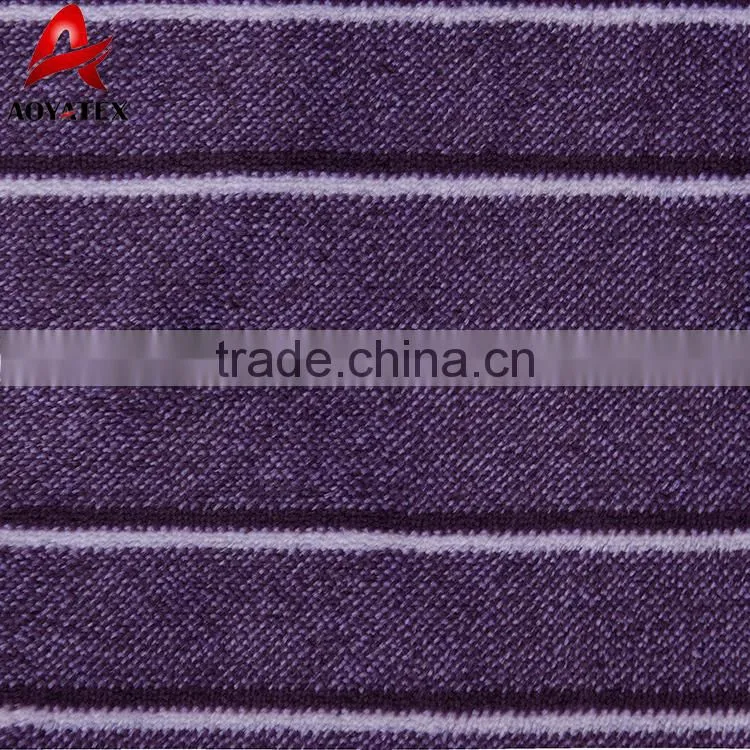 cheap price super soft stripe yarn dyed flannel fleece blanket