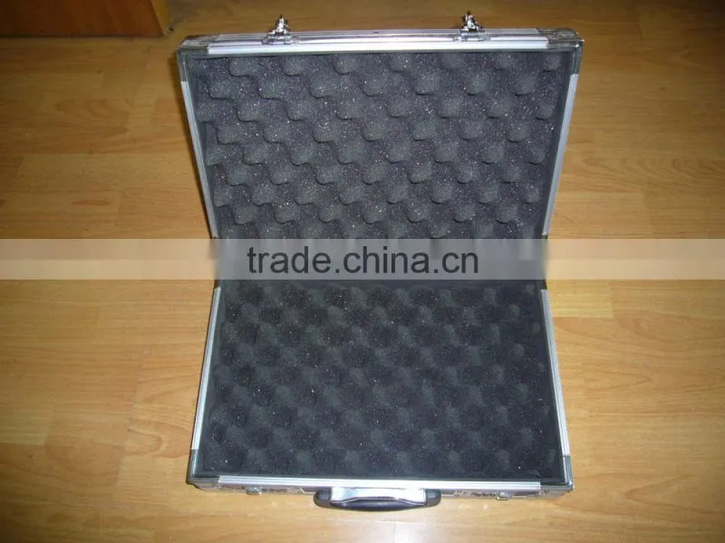 Black ABS Aluminum Pistol Gun Case