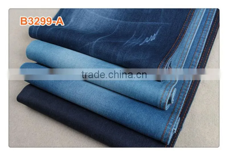 62/63"wide stretch denim jeans fabric for denim jeans trouser