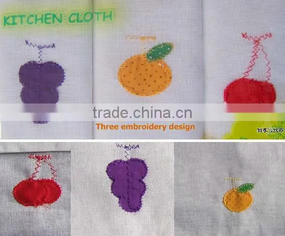 100% Cotton Towel Cheese Cloth and Kitchen Cloth 38CM X 38CM 5PCS/Bag In Stock