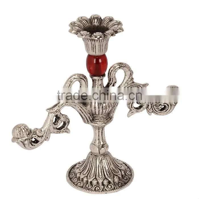 Crafted Candle Stand , Twin Candle Holder