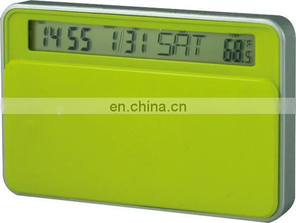 classic desk clock with weather forecast (L2809)