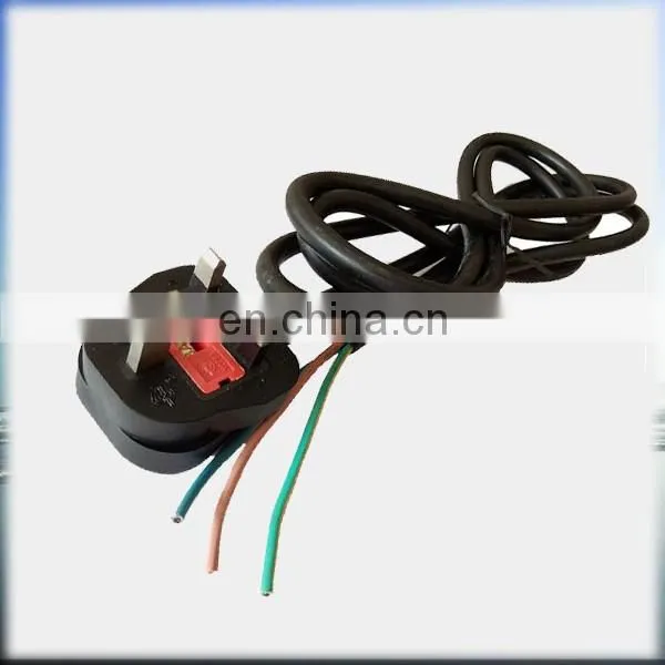 Uk power Cord moulded plug fused 5AMP CABLE SASO