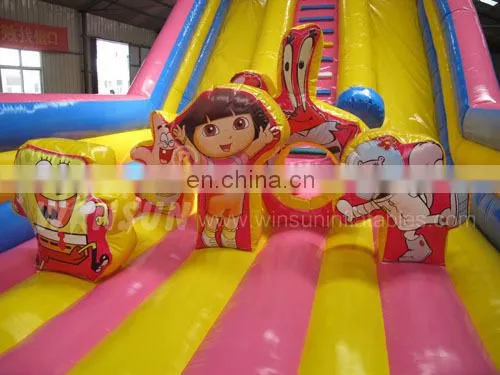 indoor or outdoor inflatable children slide bob slide on sale