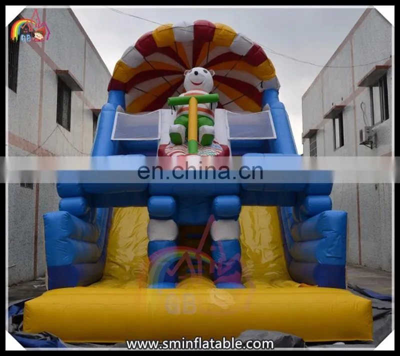 Hot!inflatable slide, half round slide,inflatable dual slide
