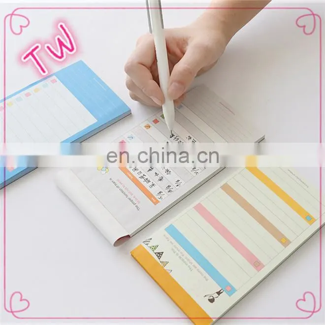New arrival guangzhou advertisement stationery Promotional Eco friendly paper Writing letter shape sticky note cube for student