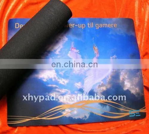 large custom printed neoprene gaming mousepads