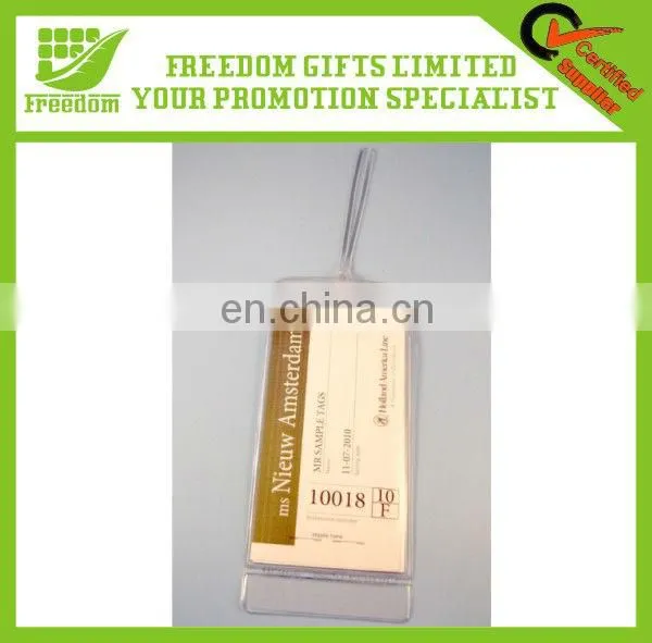 Top Quality Fashion Plastic Luggage Tag