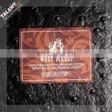 custom brand logo high density woven label for garment