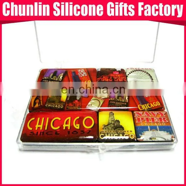 customized tourist souvenirs fridge magnets for American