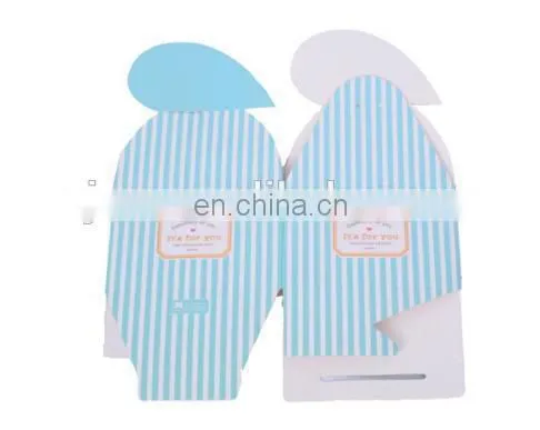 2015 heart shape foldable sweet paper packaging box for chocolate
