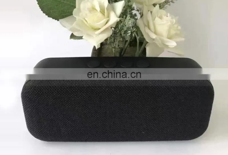 5W*2 Bluetooth Speaker Portable Wireless Stereo Creative Home Outdoor Car Phone Subwoofer with Cloth Fabric