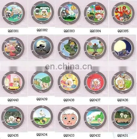 Funny Chinese new year cartoon gift folding punching bag purse hook