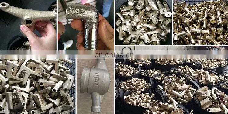 Steel pipe cleaning equipment automatic small sand blasting machine for sale