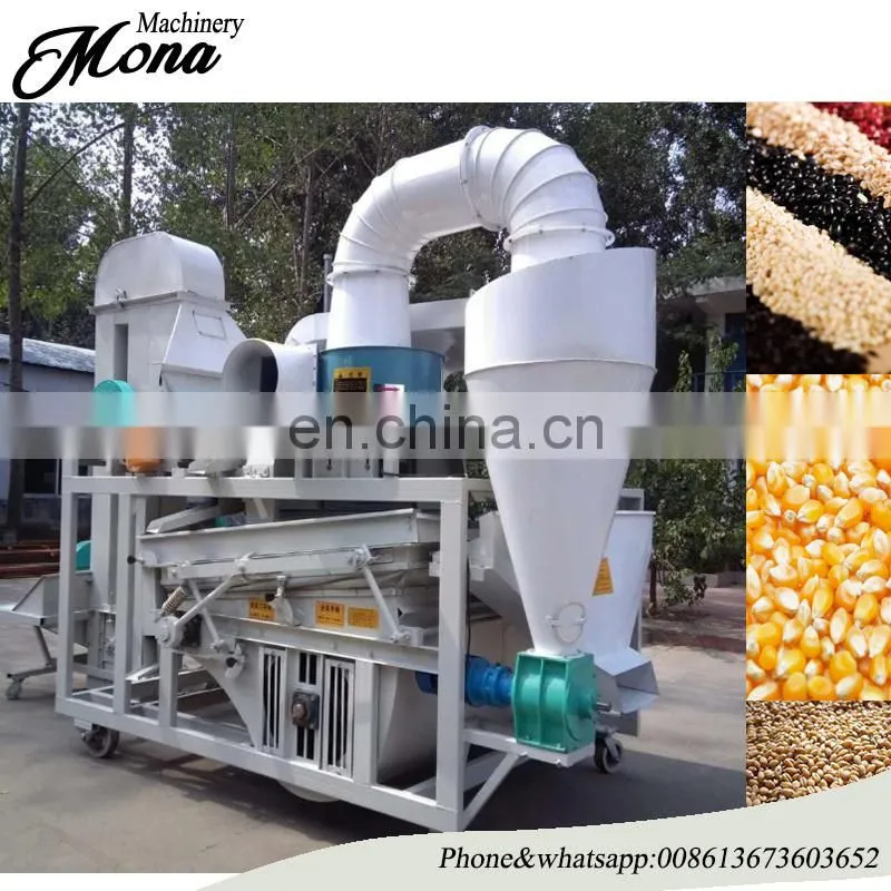 High quality Small Grain Seed Cleaning Machine / Double Drum Pre-cleaner (Paddy Rice Wheat lentils Corn Maize)