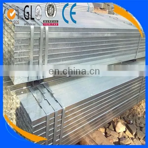 s235jr galvanized rectangular steel tube