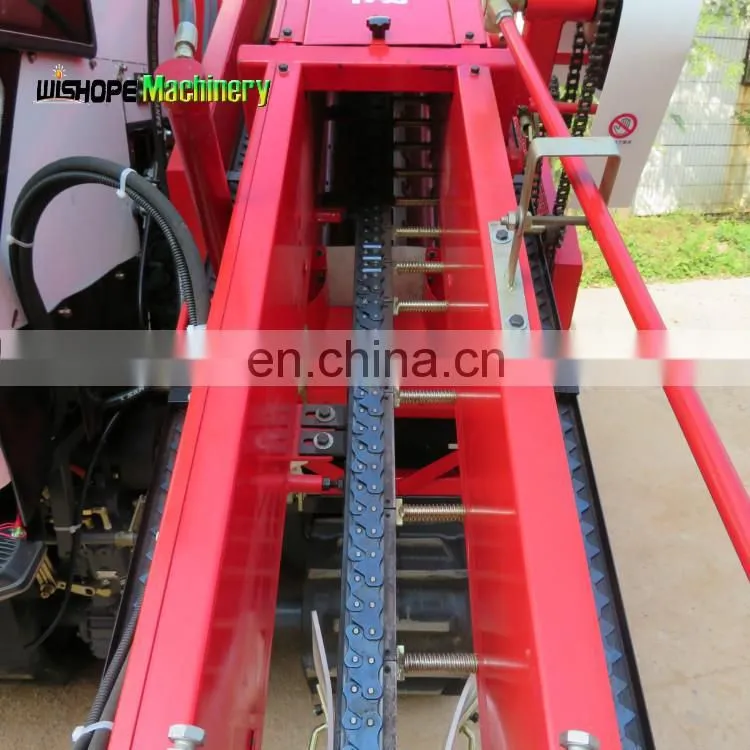 2 Rows Peanut Groundnut Harvester Price for Sale with Rubber Track