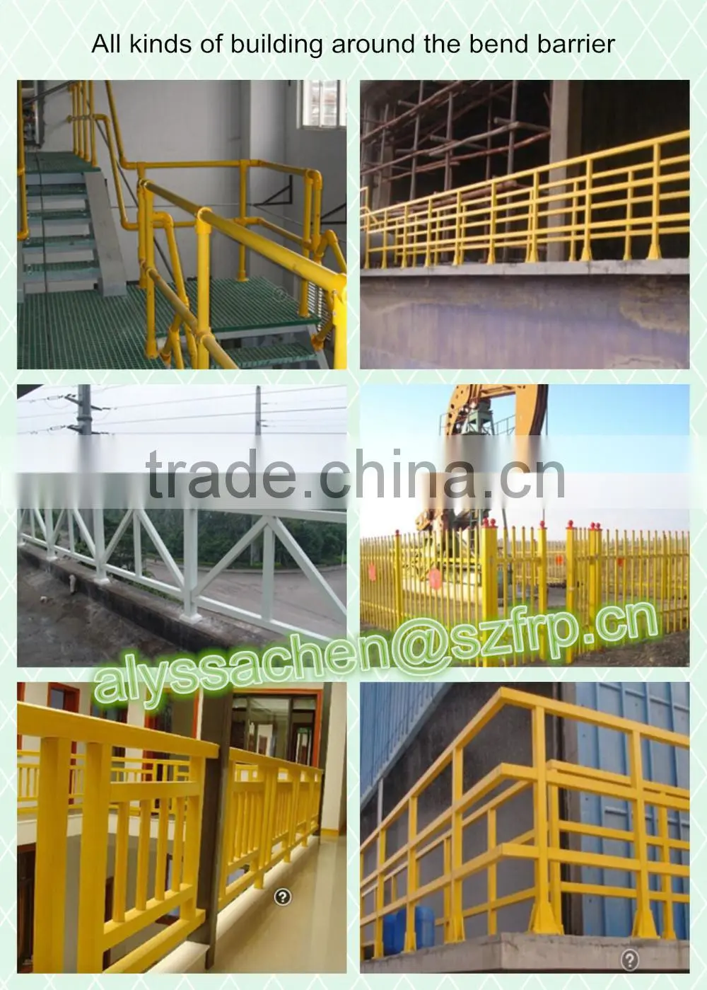 frp fence fiberglass fence grp fence/ fiber reinforced plastic fence/ frp rail