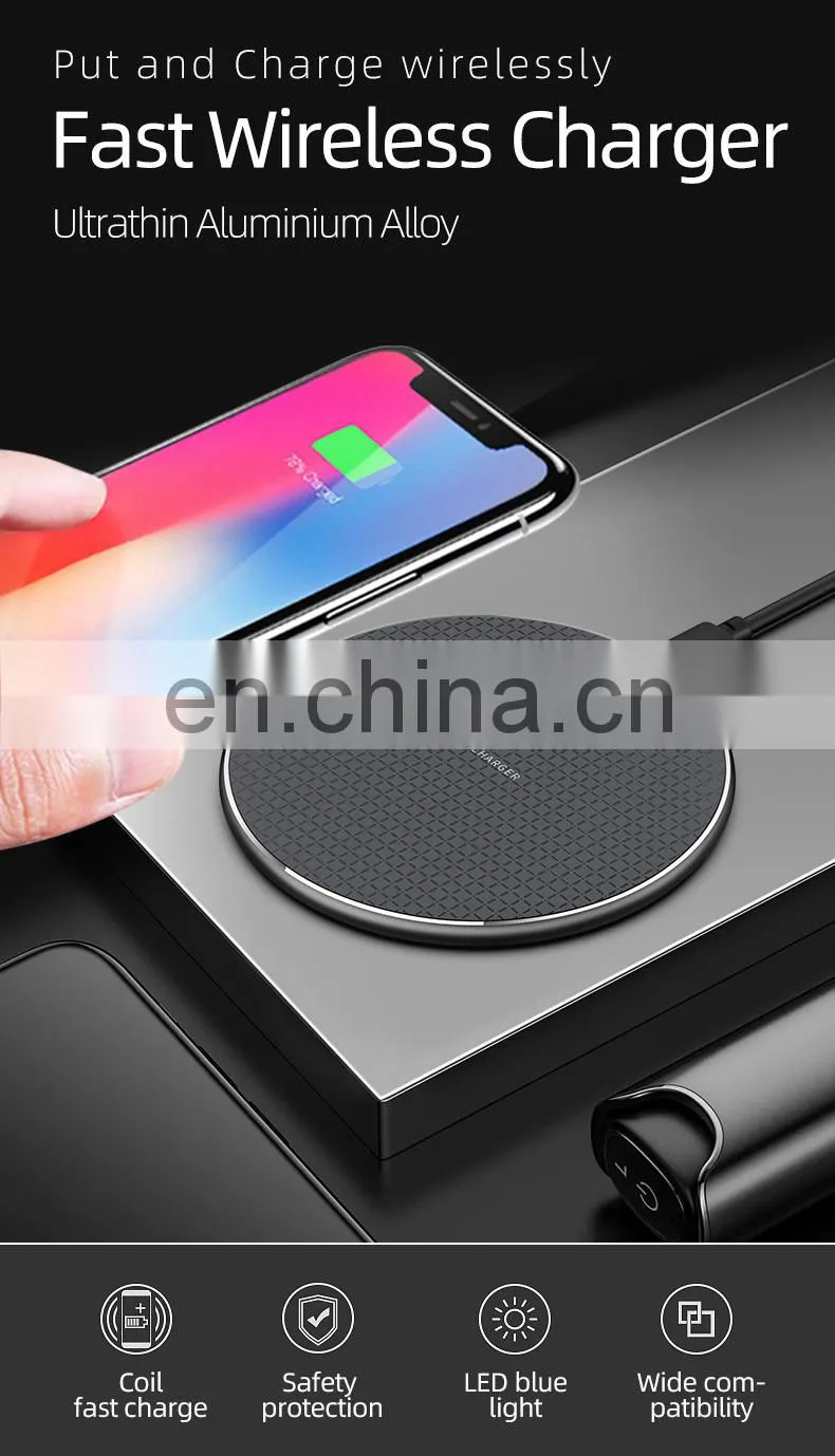 Hot wholesale 5V/2A Wireless Charger Wholesale New Arrivals 2020 Wireless Fast Charging Mobile Phones Charger For Iphone Android