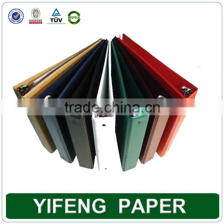 2015 customized printing cover metal ring binder wholesale