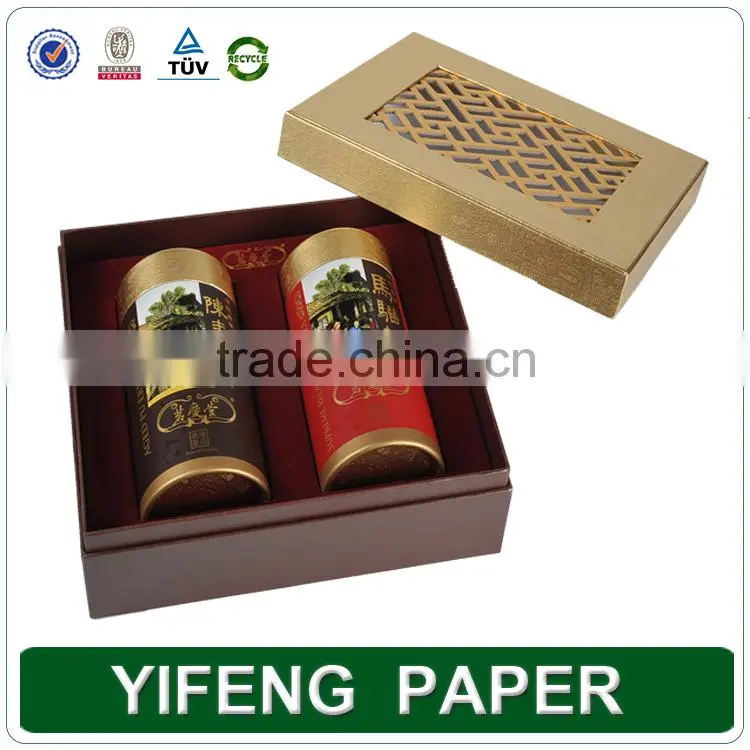 round paper tea box