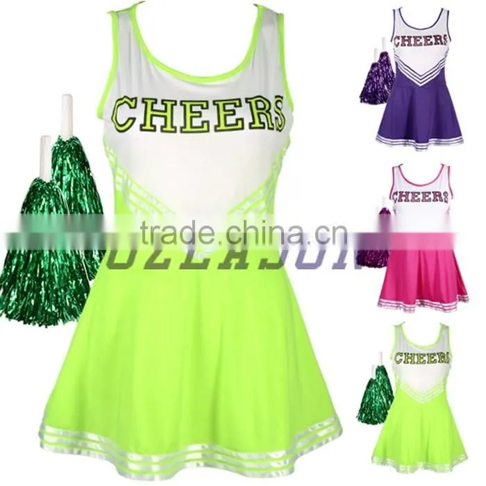 Hot sale high quality customized black & white cheerleading jersey